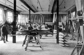 La production d’hélices d’avions en 1916