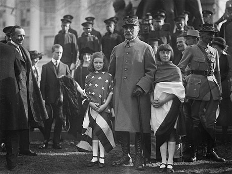 Le commandant en chef des forces alliées Ferdinand Foch