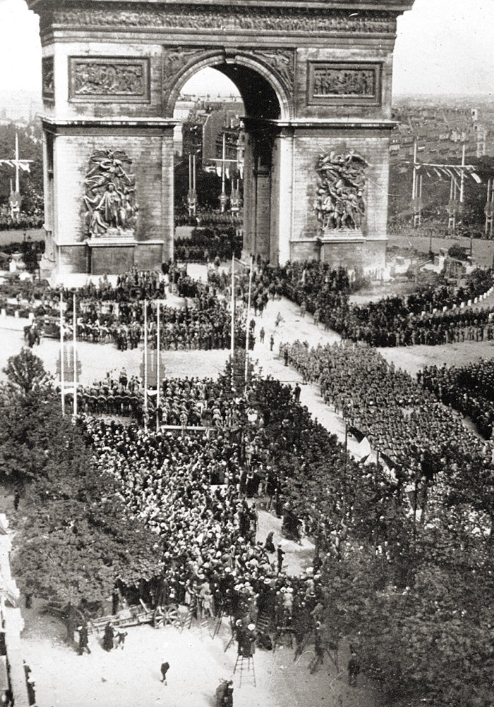 L’arc de triomphe de l’Etoile